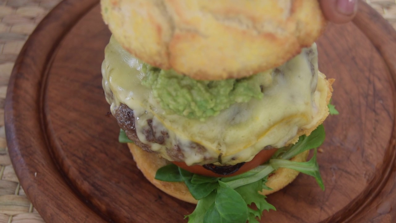 Santiago Latino Grill Guacamole Burger YouTube