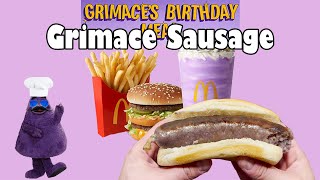 McDonald&#39;s Grimace Birthday Meal Sausage