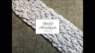 Snow Days Crochet Scarf Bernat Velvet Yarn