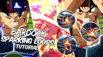 DBFZ 1.29 Bardock Sparking Loops Tutorial | DRAGON BALL FighterZ