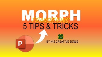 5 Best Morph Transitions in PowerPoint 2024 Easy Step by Step Tutorial by ms creative sense