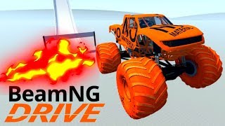 High Speed Jumps/Crashes Compilation #8 - #Beamng Drive Satisfying Car Crashes