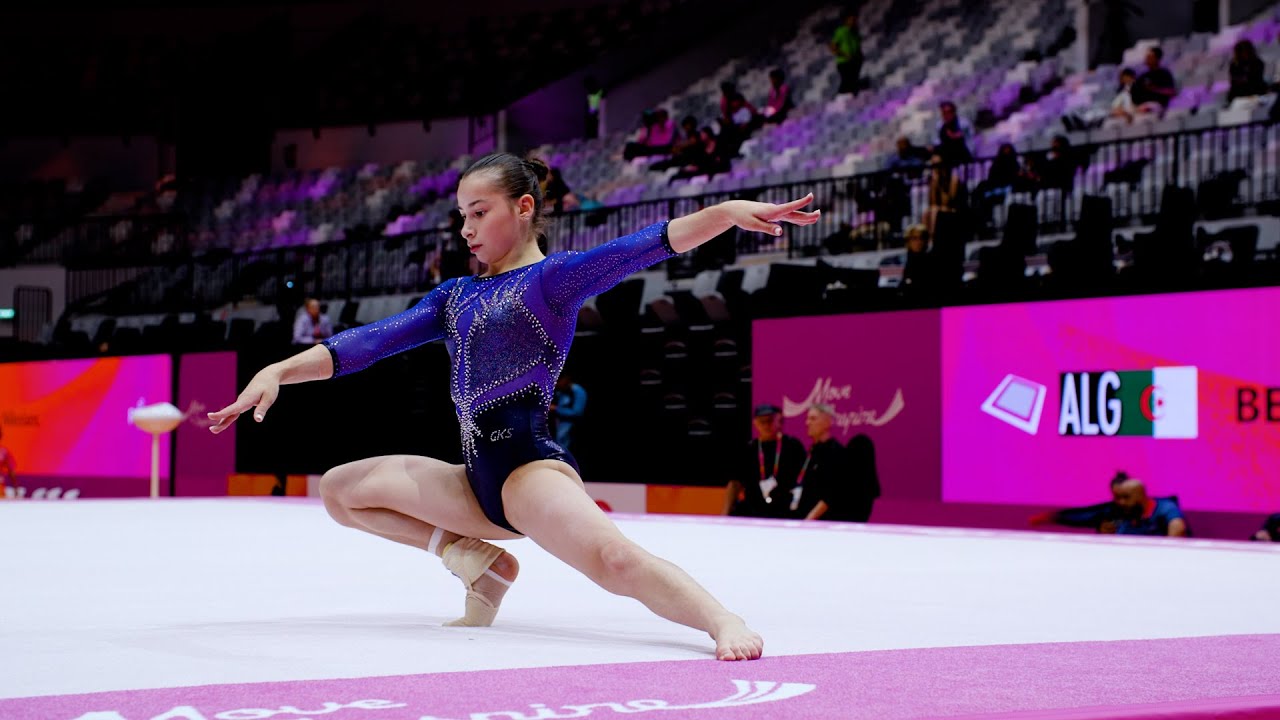 Anna Kalmykova (AIN) - FX - Podium Training - 2025 World Championships Jakarta