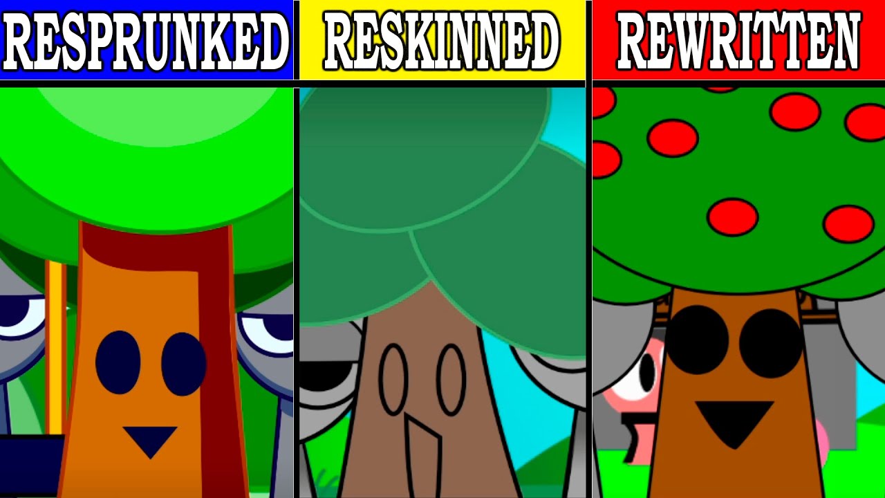 Resprunked NEW MOD! Sprunki RESPRUNKED VS Sprunki RESKINNED VS Sprunki REWRITTEN ...
