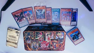 Relaxing Yu-Gi-Oh! 25th Anniversary Tin: Dueling Heroes unboxing