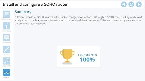 Advanced Hardware Lab 7-4: Install and Configure a SOHO Router