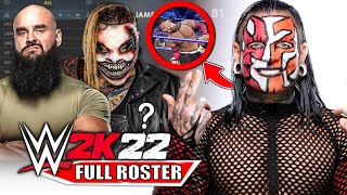 WWE 2K22 Full Roster & It Includes Released Superstars!