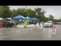 Sandbag distribution in Miami