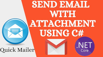 How to send email with attachment using c# | Asp.Net Core MVC 5 | Quick Mailer