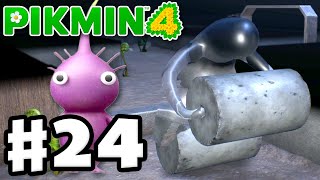 Pikmin 4 - Gameplay Walkthrough Part 24 - Purple Pikmin! Scary Waterwraith!