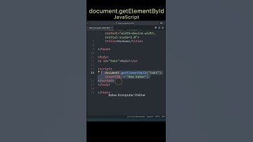 JavaScript Dari Nol: Fungsi document.getElementById untuk Manipulasi DOM