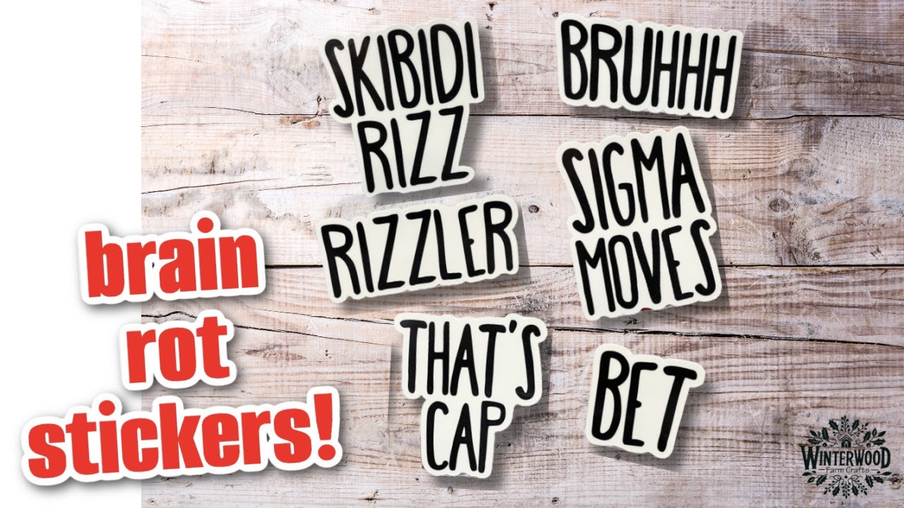 Brain Rot in Sticker Form?! Viral Slang Stickers Are HERE