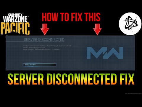 How do I fix Warzone server disconnected ps4?