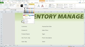 Excel Application the Tracks Purchases,Sales AND Inventory Part1 subscribe the channel 4 more videos