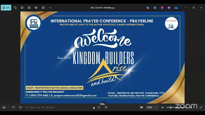 Breaking of the day Prayer Conference 70 Weeks