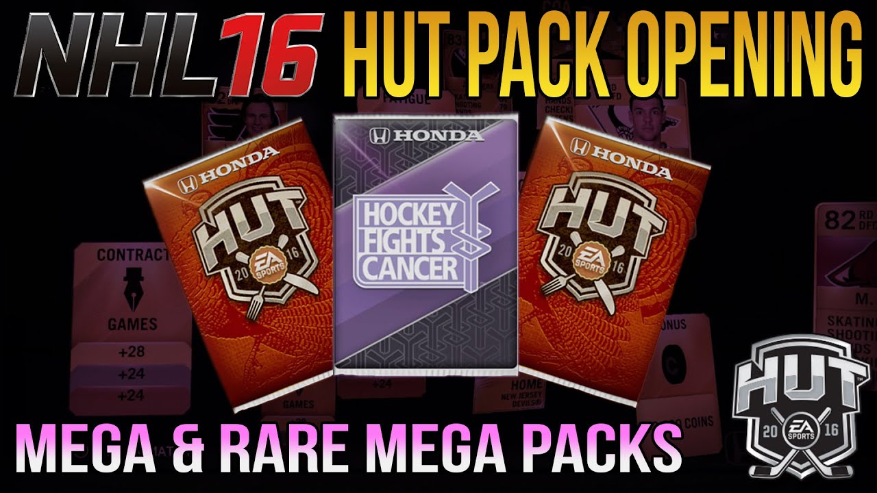 NHL 16 HUT Pack Opening - SPECIAL CARDS? - Mega & Rare Mega Packs