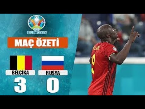 Belgium 3 0 Russia Highlight & Goals   Belçika Rusya Maçı Özet