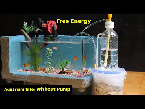 Free Energy - How to make Aquarium Filter Without Pump