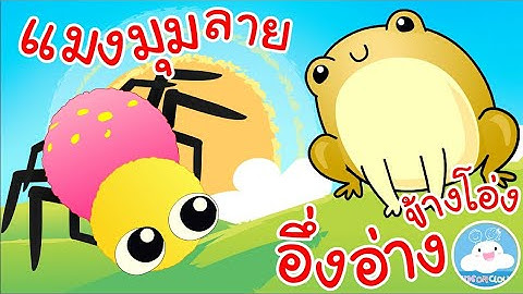 เพลงอึ่งอ่างข้างโอ่ง & เพลงแมงมุมลาย เพลงเด็กน้อยวัยอนุบาล @KidsOnCloud