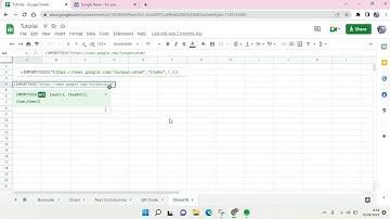 [HOW TO SCRAPE WEBSITE IN REAL-TIME WITH GOOGLE SHEETS?] Import to Google Sheets Using IMPORTFEED