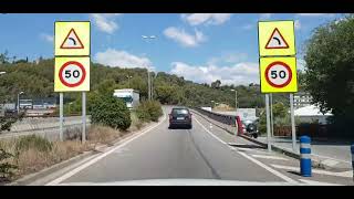 España - Barcelona, Granollers. C-352, Les Oliveres, C-17 Mollet del Vallès Dirección a La Llagosta.