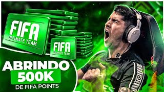 FIFA 22 FINALMENTE! 500K (20K DE REAIS EM FIFA POINTS) - COMEÇANDO A JORNADA
