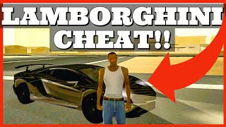 In this video i have shown the lamborghini cheat code for gta san
andreas. ✓cheat code: vrockpokey ✓lamborghini link:
https://www.gtainside.com/en/sanandreas...