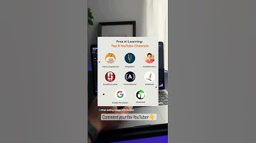 Free Al Learning Top 8 YouTube Channels || #webdeveloper #projects #projectideas #coding #java #ai |