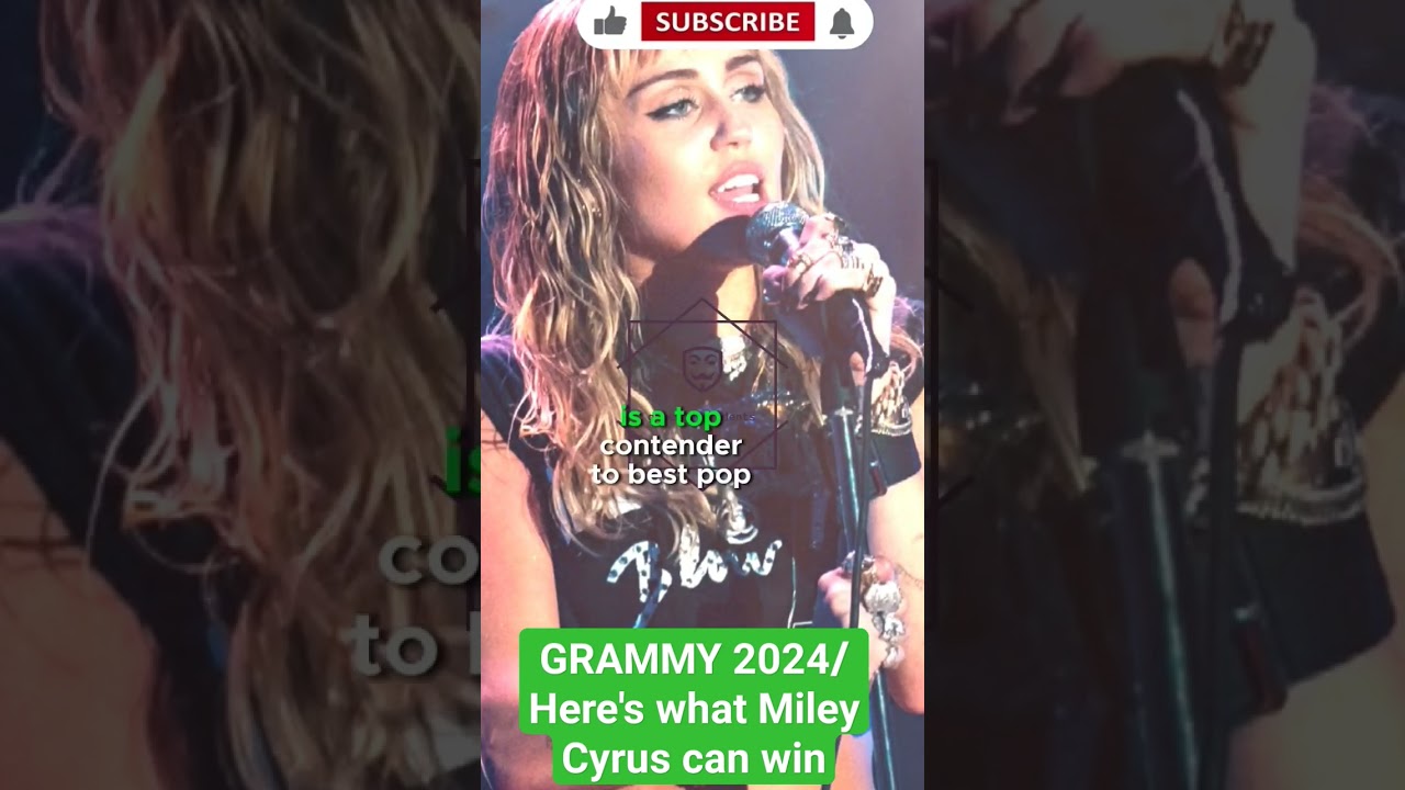 GRAMMY 2024/ Here's what Miley Cyrus can win #mileycyrus @MileyCyrus #gremmy