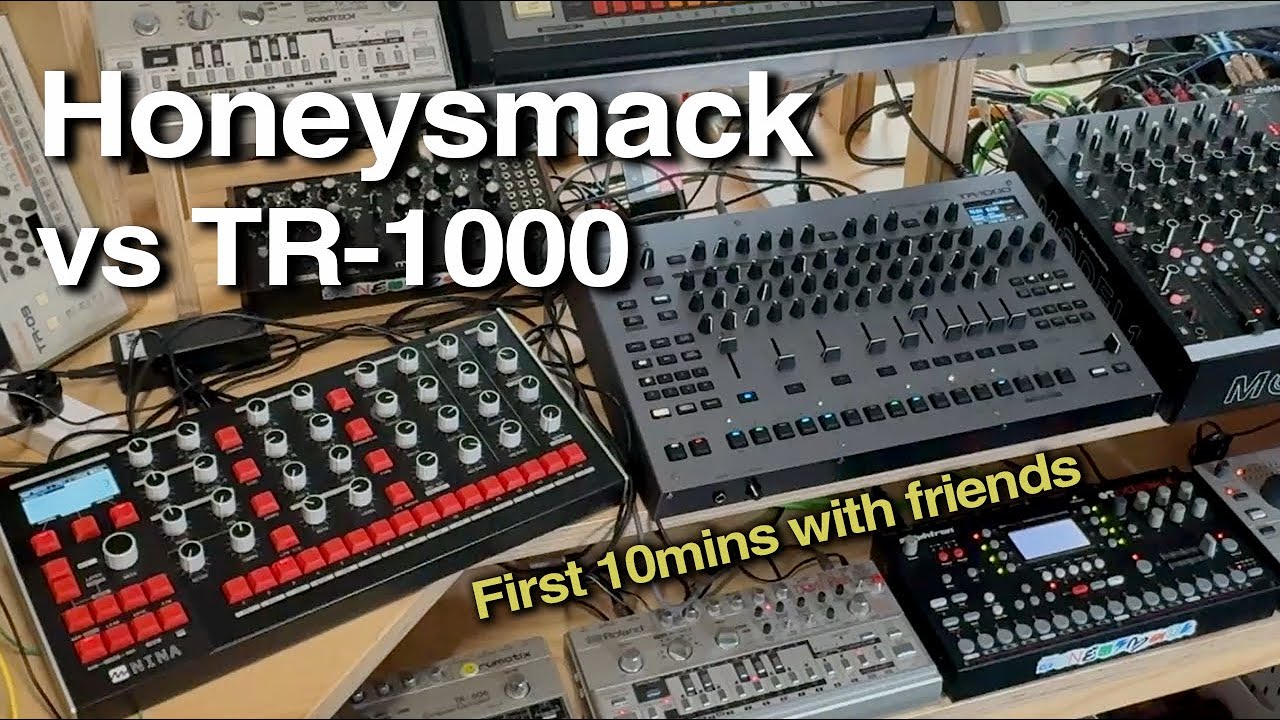 Honeysmack vs Roland TR-1000: First 10mins with friends