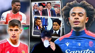 Zirkzee agent ONLY WANTS ARSENAL ✅ Antonio Silva talks 💰 Man Utd Transfer RULES 💀 PSG Mbappe BEEF 😱