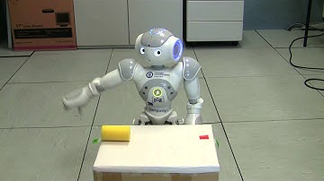NAO locate an object and grasp from top - PLG Group - Uc3m