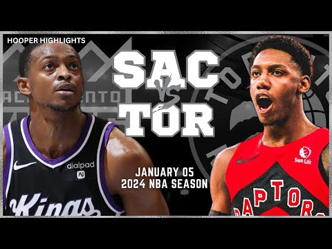 Sacramento Kings vs Toronto Raptors Full Game Highlights | Jan 5 | 2024 NBA Season