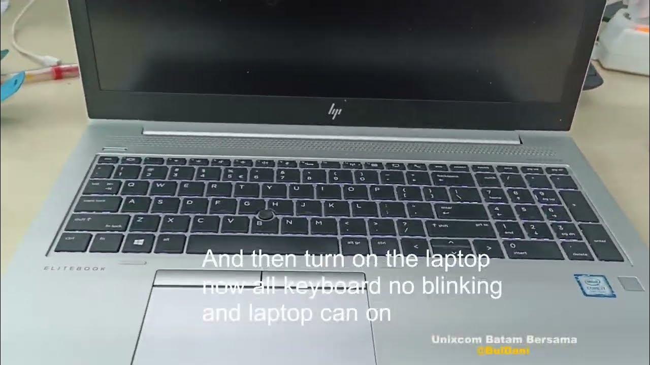 HP EliteBook 850 G5 (HSNl13C5) Blinking on keyboard and No display