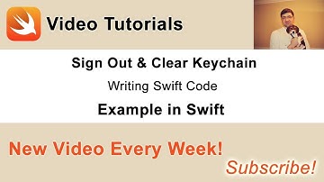 User Sign in, Sign up and Sign out in Swift - 14. Sign out & Clean Keychain