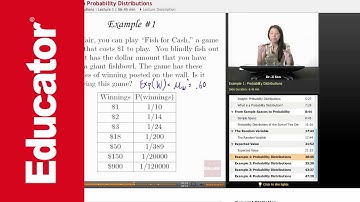 Statistics: Probability Distribution