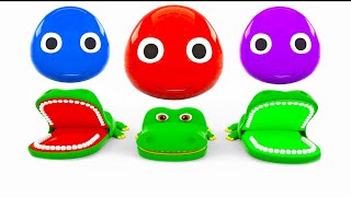 color eggs video|learning videos for kids|color eggs on farm|kids colors|color balls|color eggs