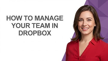 How to Manage Your Team In Dropbox - AshleyHowTo