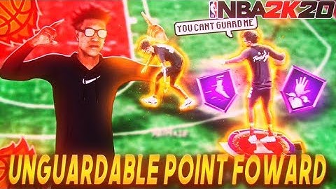 MY POINT FORWARD IS UNGUARDABLE ON NBA 2K20! BEST BUILD & JUMPSHOT NBA 2K20