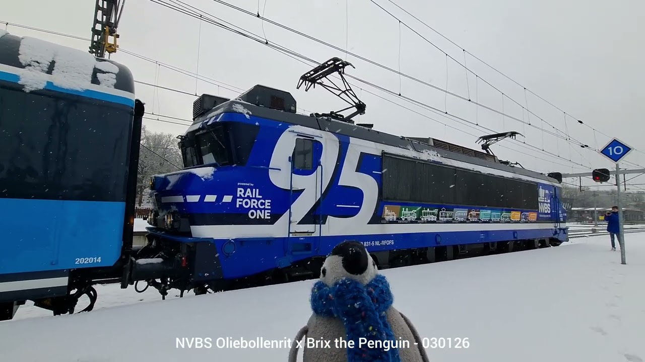 🐧 NVBS Oliebollenrit (with my locomotive!) @ 🇳🇱 Amersfoort Centraal - 3 January 2026