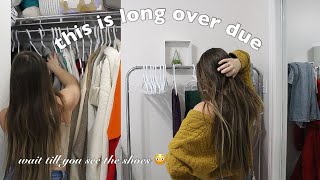 SPRING CLOSET CLEAN OUT 2024 | i have way too much stuff