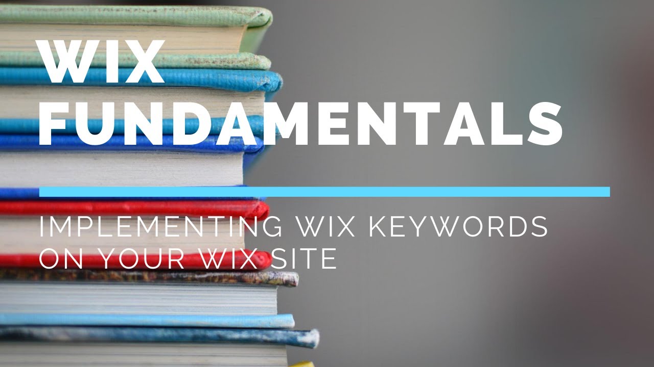 How To Add Keywords To Wix Website