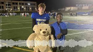 Adam Brown Interview With Baylor Hayes after District/Rivalry Win Over Ravenwood 10/27/23