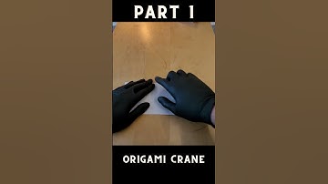 Origami Crane: How to Fold an Elegant Paper Bird 🎏✨Part 1