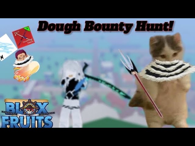 COMBO INFINITO DE DOUGH PRA CAÇAR FISH!!!  BOUNTY HUNTER PC (EP 86) blox  fruits 