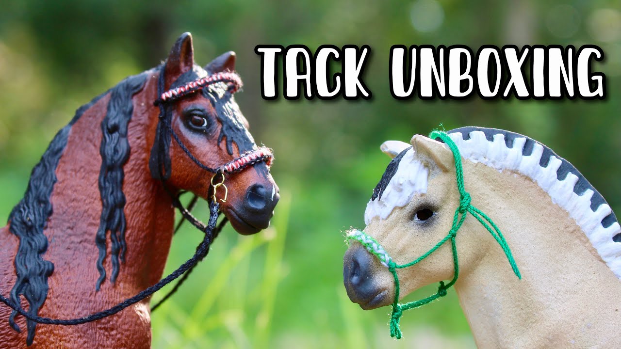 SCHLEICH TACK UNBOXING - Model Horse Tack for Breyer CollectA and