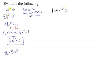 Integration by Substitution: Indefinite Integral with Exponential Functions