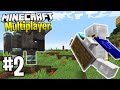 DEFEATING A RAID In Minecraft Multiplayer Survival  (Episode 2)