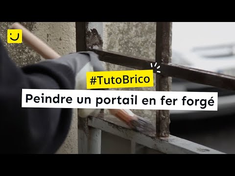 TUTO Peindre un portail en fer forgé - Ooreka.fr