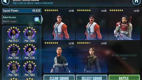 SWGOH beating another Zaul with out using Rex.